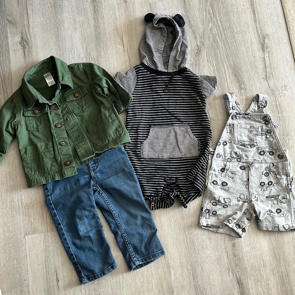 Bundle 12m boy clothes